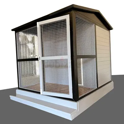 Dog House with AC and Mesh Area