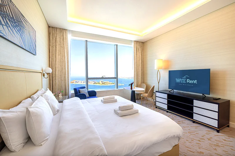 Breathtaking 1BR in Palm Tower, with Sea View63832117179651113