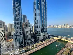 For investors and lovers of tourist places, an apartment in the Emirate of Sharjah, Al Majaz 3 area,