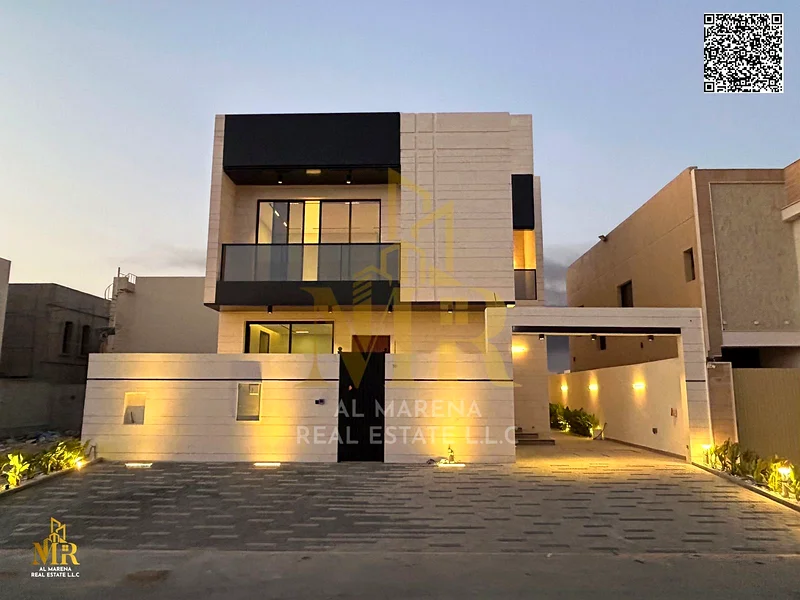 For Sale - Luxury Villa in Al Bahia - Ajman | Land Area: 3014 sq ft | Building Area: 3881 sq ft | Ground + First + Roof63881803516546112