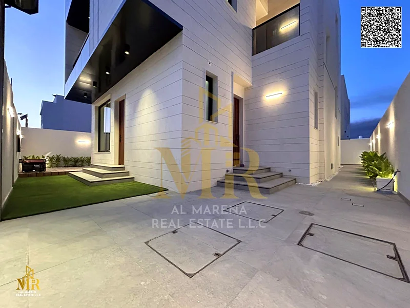 For Sale - Luxury Villa in Al Bahia - Ajman | Land Area: 3014 sq ft | Building Area: 3881 sq ft | Ground + First + Roof63881803516546114