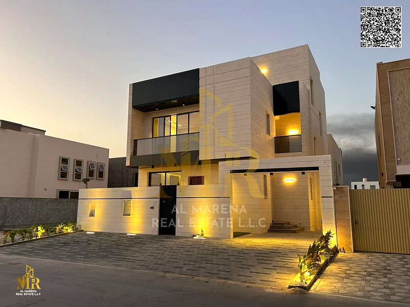 For Sale - Luxury Villa in Al Bahia - Ajman | Land Area: 3014 sq ft | Building Area: 3881 sq ft | Ground + First + Roof63881803516546111