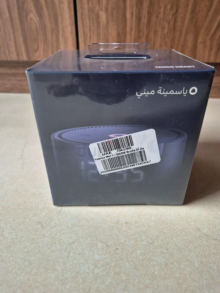 ياسمينا ميني يانغو، مكبر صوت واي فاي بلوتوث مع مساعد صوتي، ساعة رقمية ذكية632623835767061121