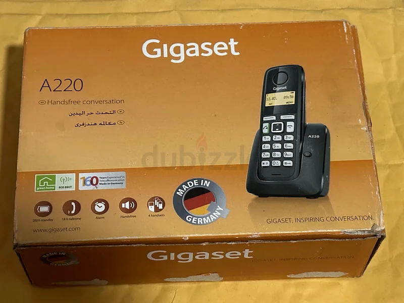 جيجاسيت A220 هاتف لاسلكي - ألهم محادثاتك!63264095414659110