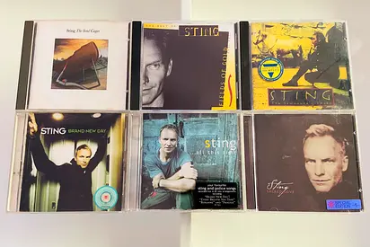 6 Sting Music CD’s