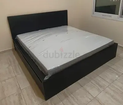IKEA malam queen size 160/200 bed with IKEA mattress and 2 storage drawers underneath is available i
