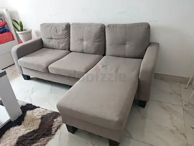 Stylish and Comfortable L-Shaped Reversible Sofa for Sale!