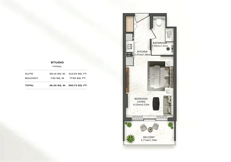 Park View | Attractive Investment | Easy PHPP63856938595715111