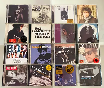 16 Bob Dylan Music CD’s