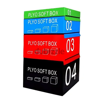 Fitness Adjustable Plyo Boxes 4 boxes