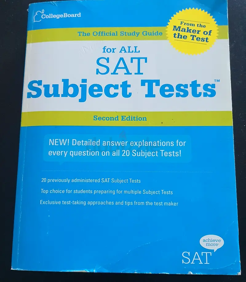 SAT All Subject Tests by College Board; The official study guide