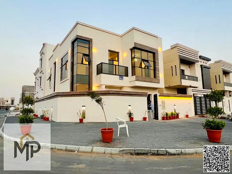 Villa for sale in a prime location opposite Azhi Corner project, two floors with water and electricity63893961985411110