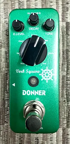 Donner Digital Reverb Guitar Effect Pedal Verb Square 7 Modes