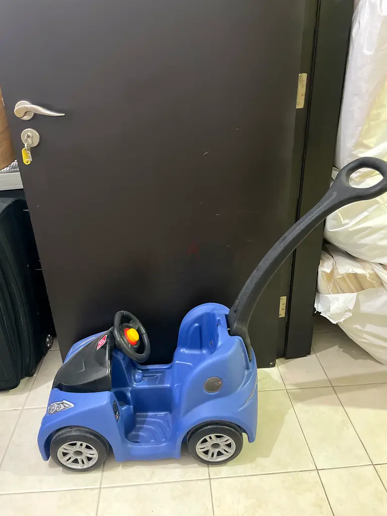 Kids Blue Ride-On Car for Outdoor Fun