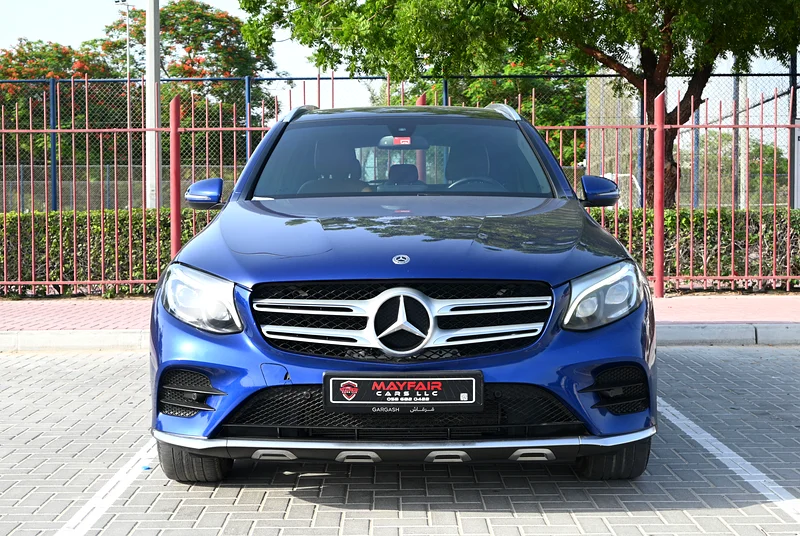 0% DP - FREE WARRANTY - MERCEDES GLC 300 4MATIC 2018 - ORIGINAL PAINT - GCC SPECS63164314426499111
