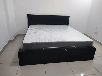 IKEA Malam Ottoman king size size 180×200cm bed with inside full storage and IKEA mattress