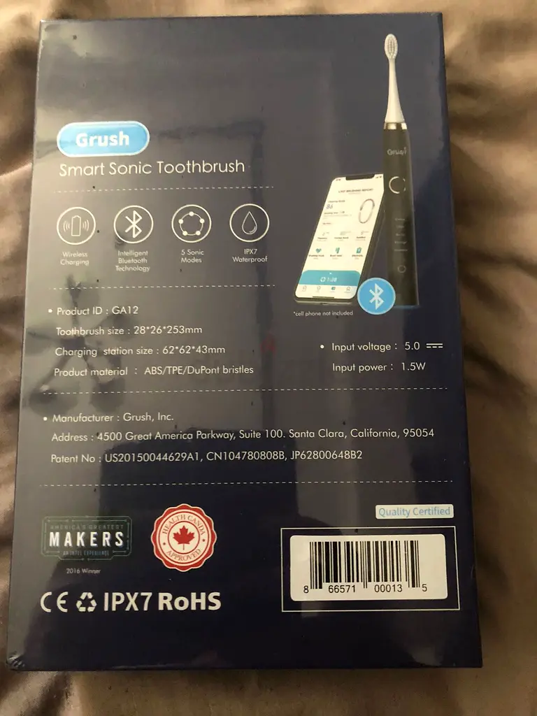 Brilliant Grush Smart Sonic Toothbrush - Brand New! | dubizzle Dubai