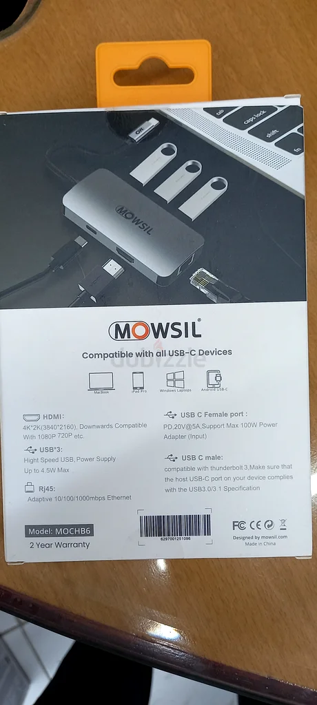 محول Mowsil من نوع C - محول متعدد الوظائف 6 في 163260740847747111