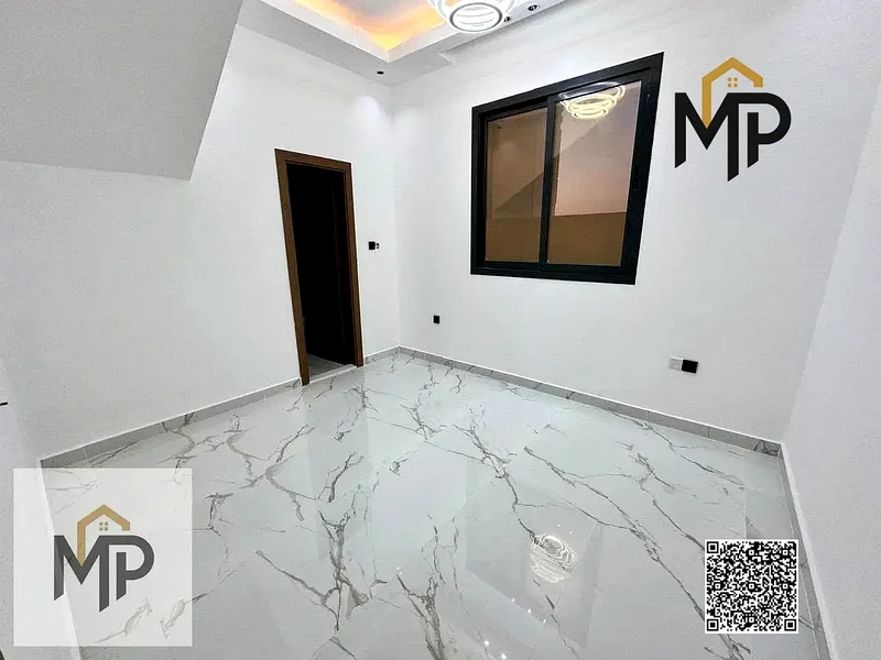 For sale - a luxury villa with a swimming pool in a prime location in Ajman, high-end finishing, modern design, including registration and owners63880932761985114