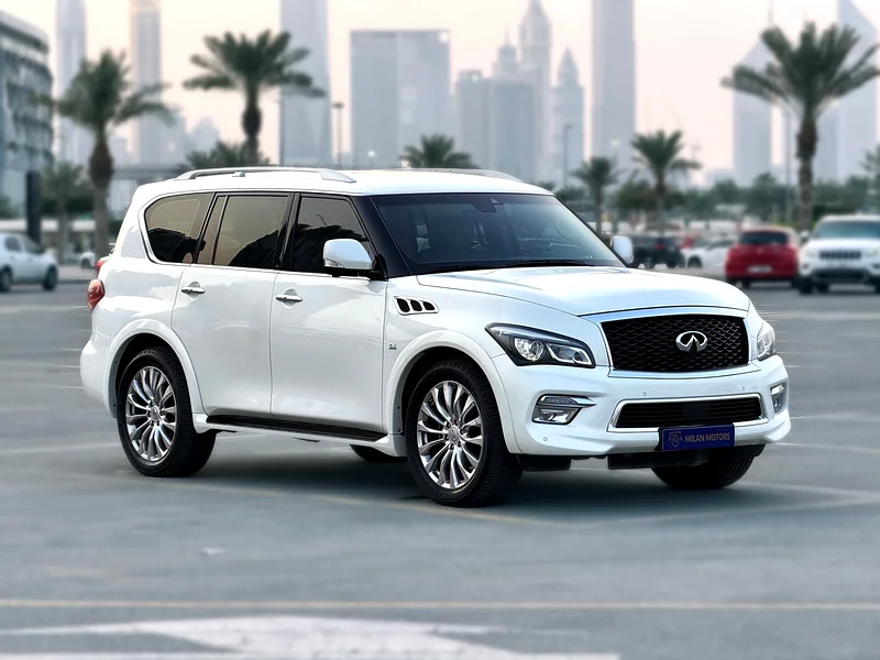 إنفيني QX80 2017، مواصفات الخليج، محرك V8، لا توجد حوادث، السيارة بحالة ممتازة.63174779127299112
