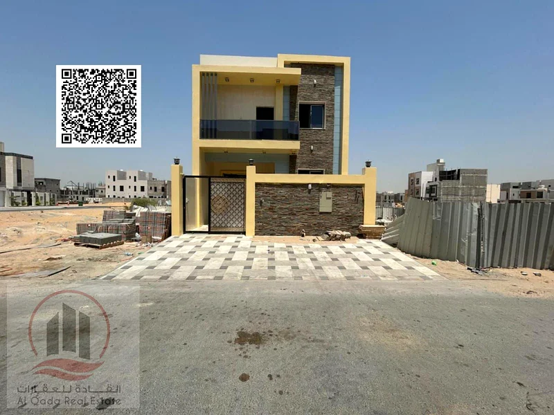 For sale, a villa in Ajman Al Bahia,5 master rooms, a Majles room, a hall, and a maid’s room, freehold for all nationalities, Installment with out do63255519774850114
