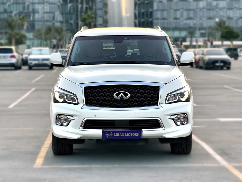 إنفيني QX80 2017، مواصفات الخليج، محرك V8، لا توجد حوادث، السيارة بحالة ممتازة.63174779127299111