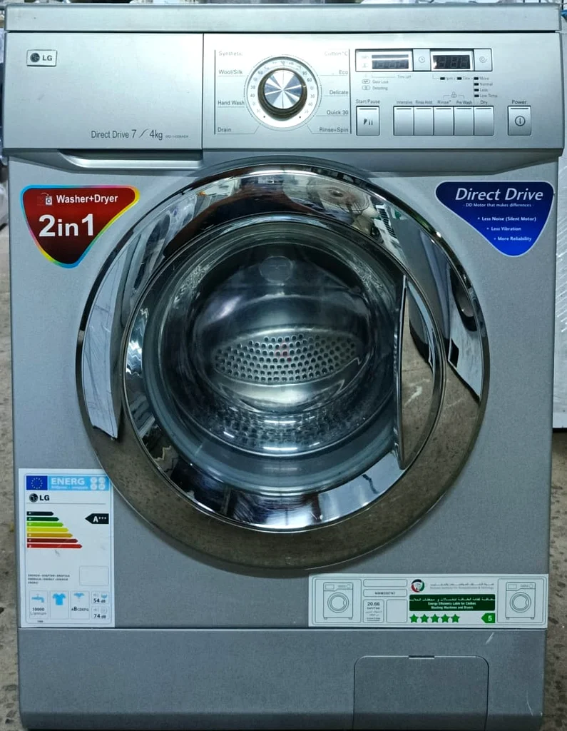 LG 7.0/4.0 Kg - (2-in-1) Direct Drive Washer  Dryer Combo!63166184044417111
