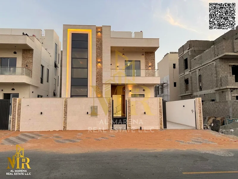 Own your dream villa in Al Bahia - Ajman | 4 master bedrooms | 2 floors and a roof | For AED 1,600,000 including registration fees | Negotiable63882221236225111