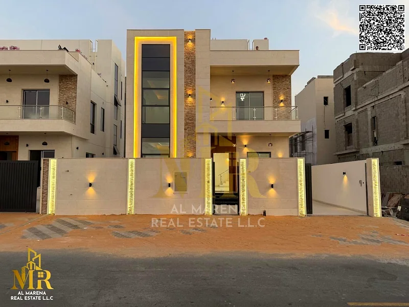 Own your dream villa in Al Bahia - Ajman | 4 master bedrooms | 2 floors and a roof | For AED 1,600,000 including registration fees | Negotiable63882221236225110