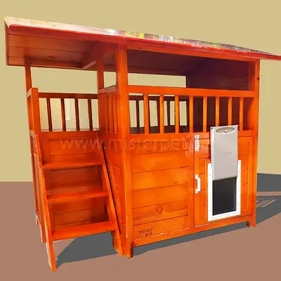 Dog House with Rooftop Balcony with AC