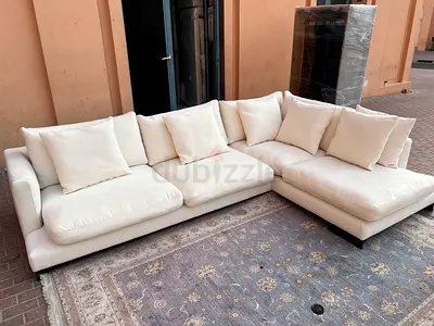 Chamerich L shape sofa Feather filled great condition