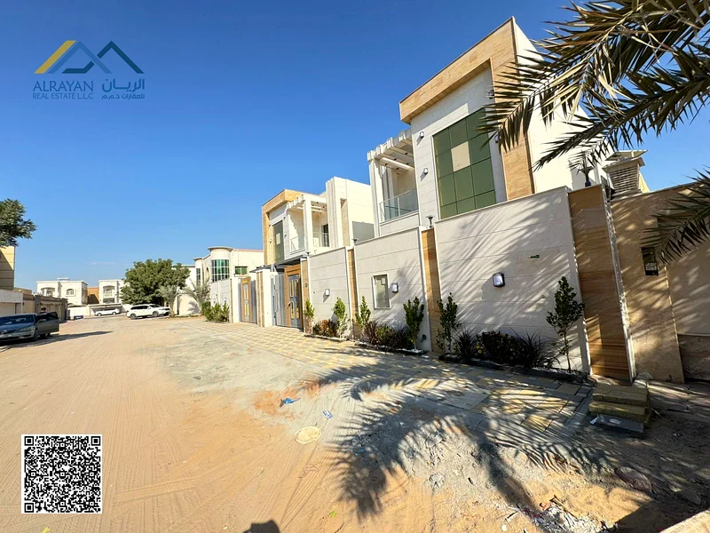For sale, a new luxurious villa, a prime location - very excellent finishing - a large building area - freehold in Al Muwaihat 363870034769665111