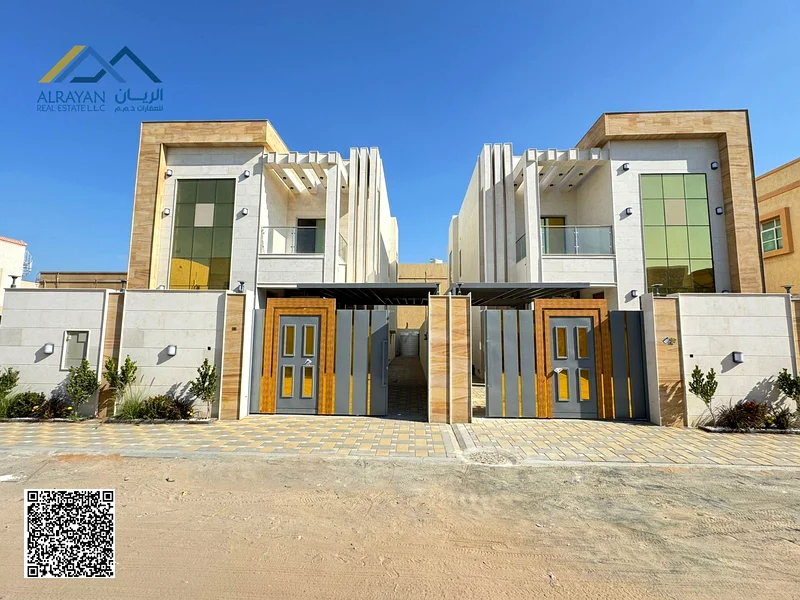 For sale, a new luxurious villa, a prime location - very excellent finishing - a large building area - freehold in Al Muwaihat 363870034769665110