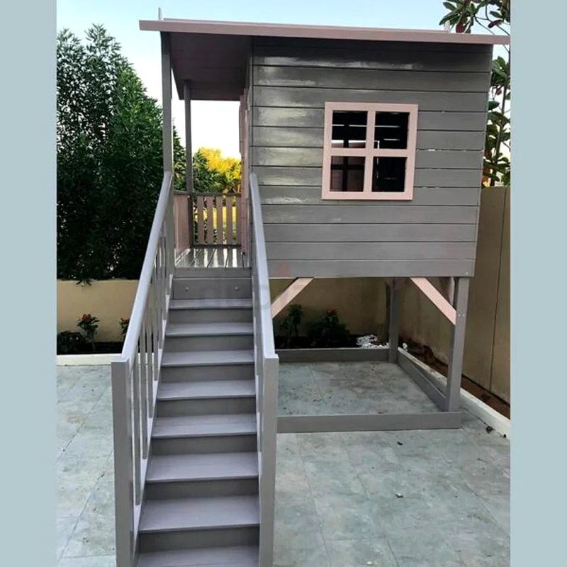 Viewpoint Wooden Cubby House with Stilts63217815450883112
