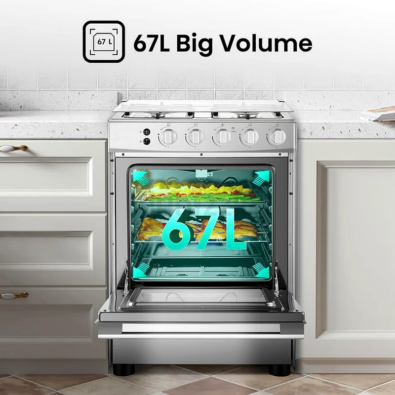 Hisense 60×60cm 4 Burner Gas Cooker 《 1 Year Warranty 》63168523944195114