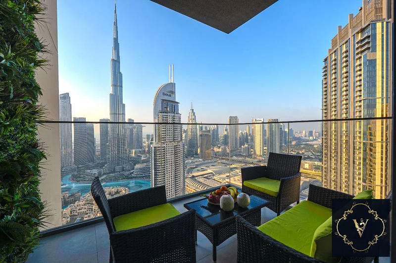 Burj Khalifa Fountain View| Prime Location|Hotel Service | Vacant| Daily| Monthly| Weekly| No comission63833494378114111