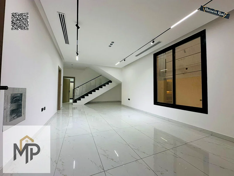 For sale, a modern villa, including registration fees, close to the mosque and services, with a seating area in the courtyard, with no down payment.63893962010114113
