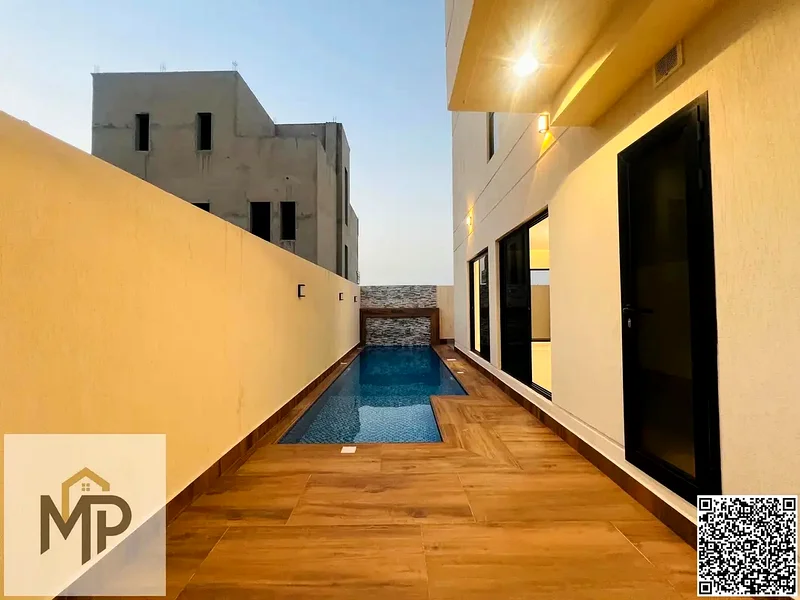 🏡🏊 ♂️ فيلا مع مسبح تتضمن الكهرباء والمياه وتكييف الهواء - تقسيمات داخلية واسعة وتشطيبات فندقية - ملكية حرة63893961968641111
