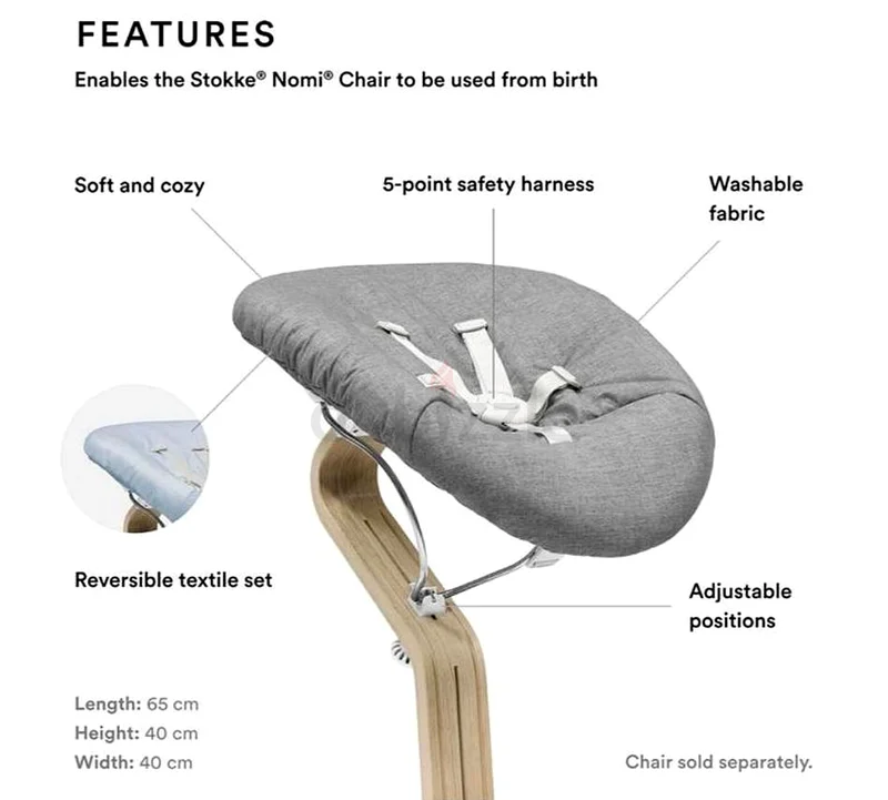 Stokke® Nomi™ Chair - A Safe and Stylish Seat for Your Baby!632063944656671129