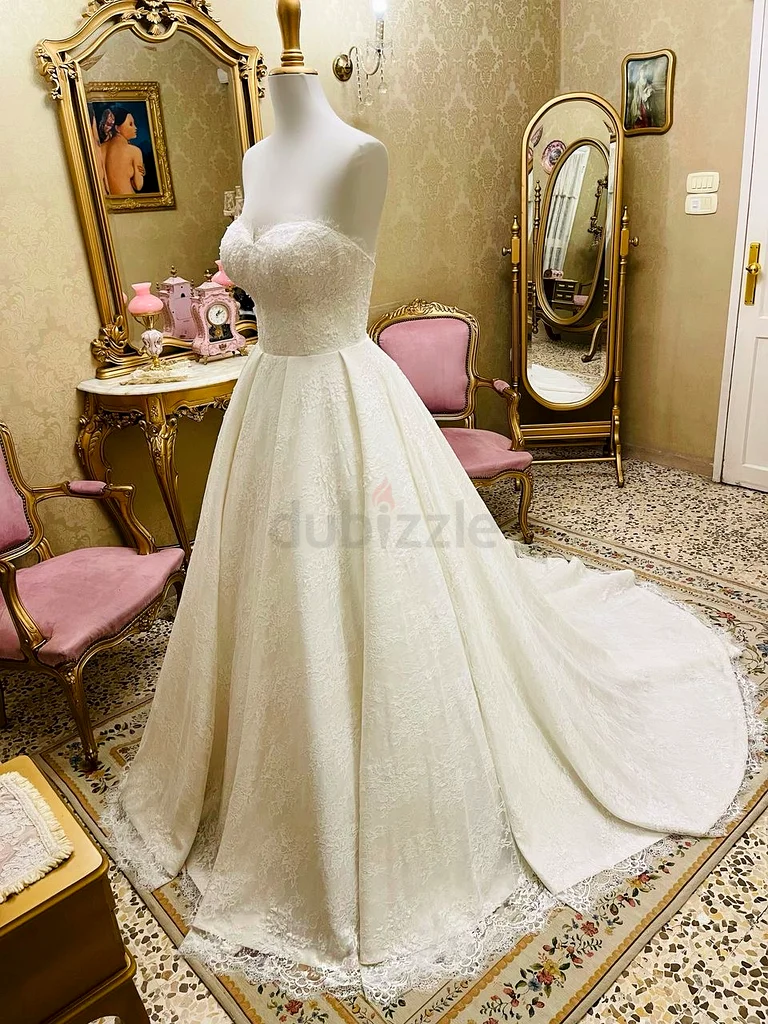 فستان زفاف أنيق / لم يستخدم63241133459329112