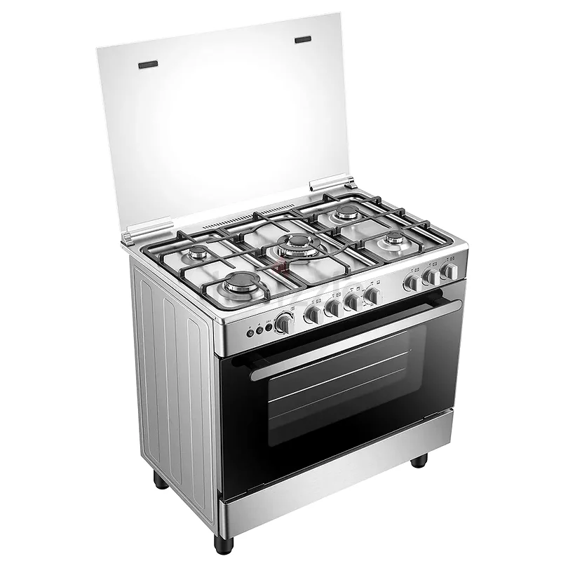 Hisense 90cm Freestanding Gas Cooker,5 Pool Gas burner with FFD, Cast Iron Pan support,63168523950593111