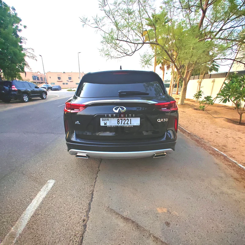 2024 Infiniti QX50  Luxury GCC lady driving with full Agency service history63140196491010111