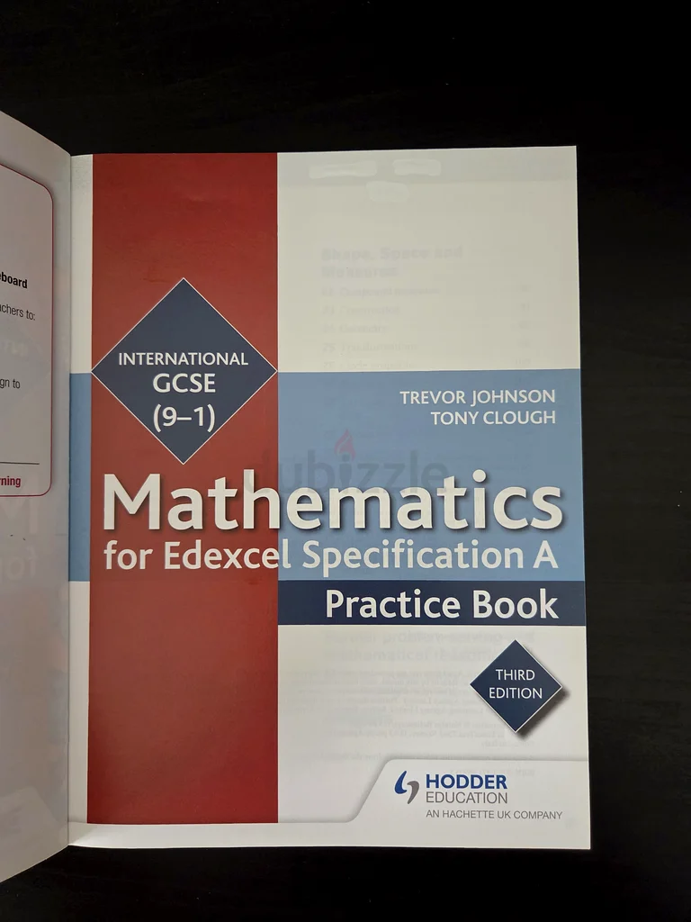 كتاب تدريبات في الرياضيات من إصدار إدكسل لمستوى IGCSE للبيع!!63223848892033112
