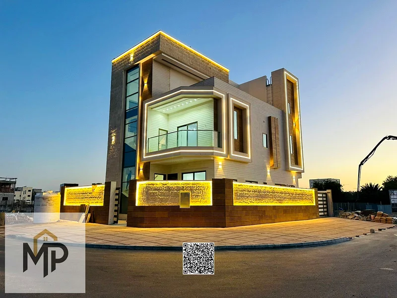 أفضل فلل الزاوية المميزة في عجمان، بما في ذلك رسوم التسجيل. فيلا فاخرة للبيع - زاوية - موقع مميز قرب المسجد.63896286288769113