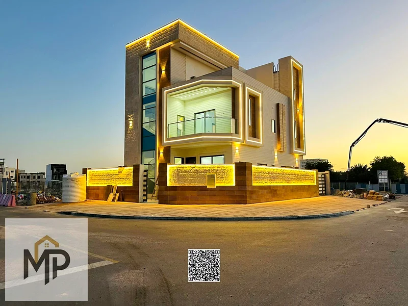 أفضل فلل الزاوية المميزة في عجمان، بما في ذلك رسوم التسجيل. فيلا فاخرة للبيع - زاوية - موقع مميز قرب المسجد.63896286288769110