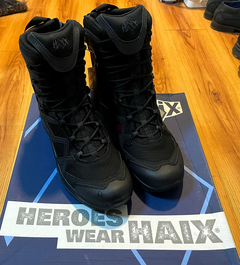 HAIX Black Eagle Athletic 2.0 T High Black Sidezipper – Excellent Condition BRAND NEW63237610873730110