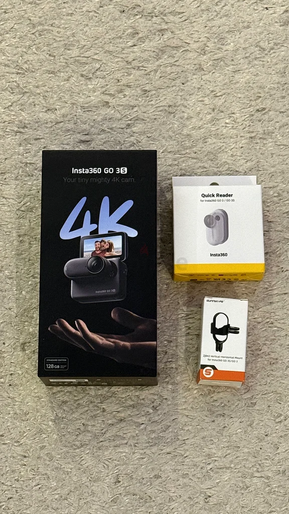 Insta360 GO 3S 128 جيجابايت مع الملحقات632351131708171110