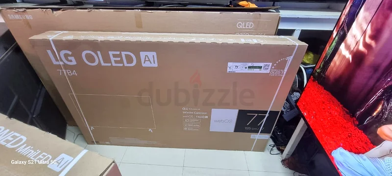 تلفزيون إل جي أوليد 77 بوصة، طراز B4، جديد بالكامل مع توصيل مجاني63167108870146111
