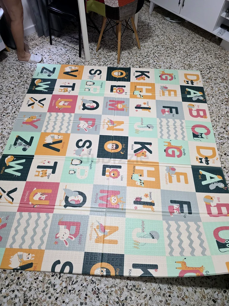 سجادة لعب تعليمية ملونة من ميس تيارا لطفلك 200*180*1 سم.63197643412097110