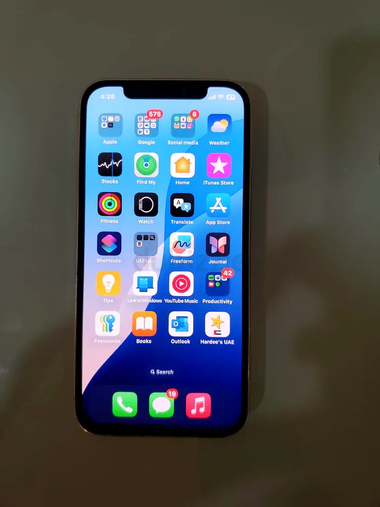 iPhone 12 Pro 256 GB white (cracked back)